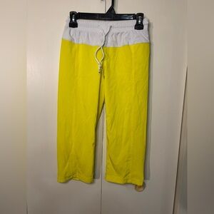 Lululemon Athletica White and Yellow Activewear